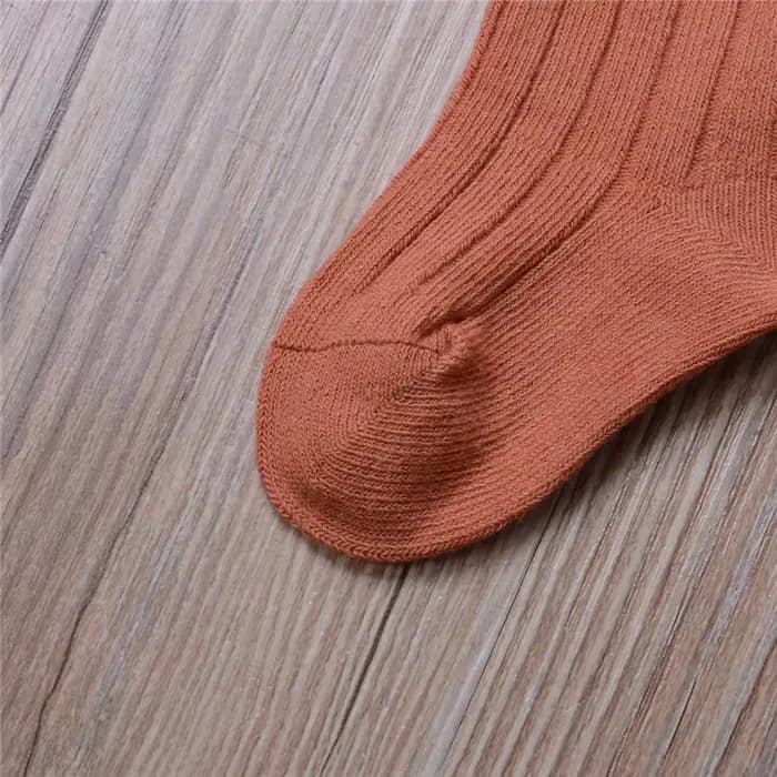 Chaussettes Hautes en Coton pour Bébé Garçon et Fille de 0 à 5 Ans