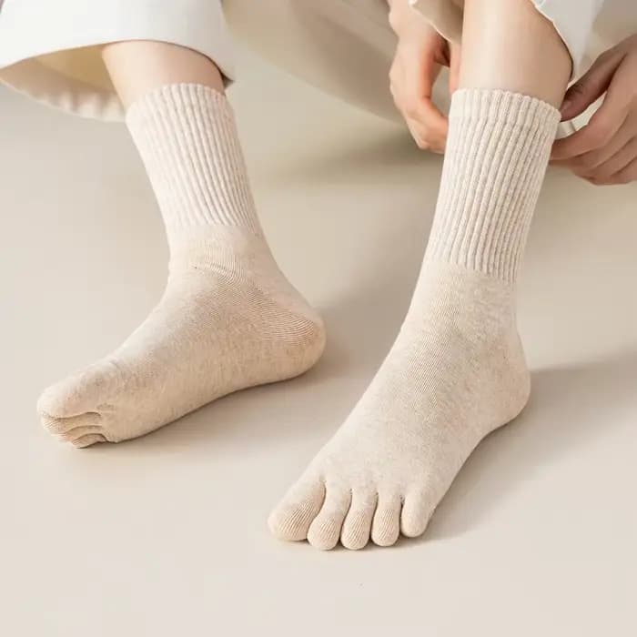 4 paires de chaussettes à cinq doigts pour femmes