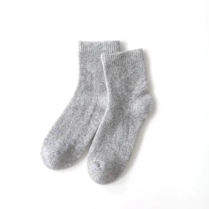 2 paires de chaussettes 100% cachemire pour hommes et femmes