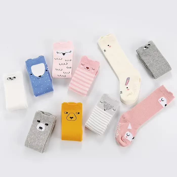 Chaussettes anti-aldes en coton pour bébé