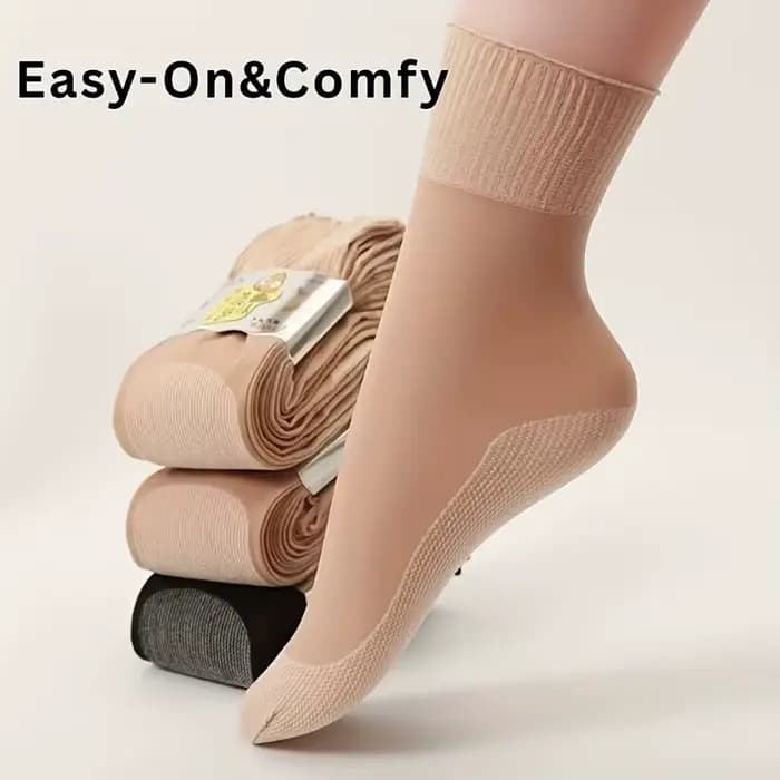 Chaussettes transparentes non contraignantes pour femmes