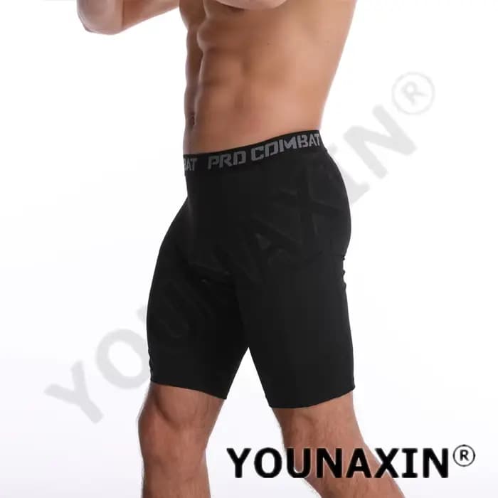 Collants de sport noirs pour hommes