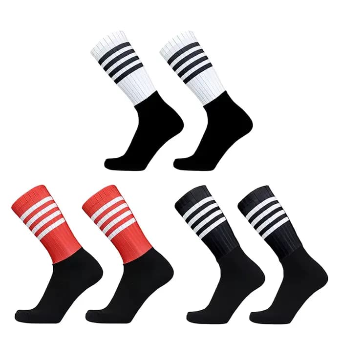 Chaussettes de sport coordonnantes sans couture pour hommes et femmes