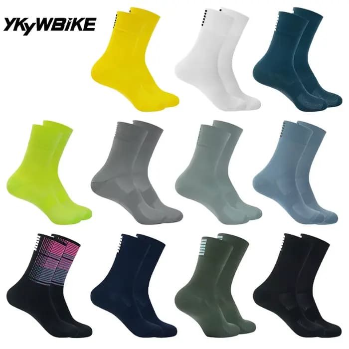 Chaussettes de cyclisme respirantes pour hommes et femmes