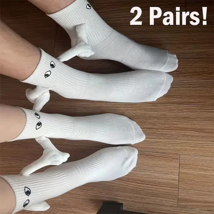 Chaussettes magnétiques avec mains pour femmes et hommes