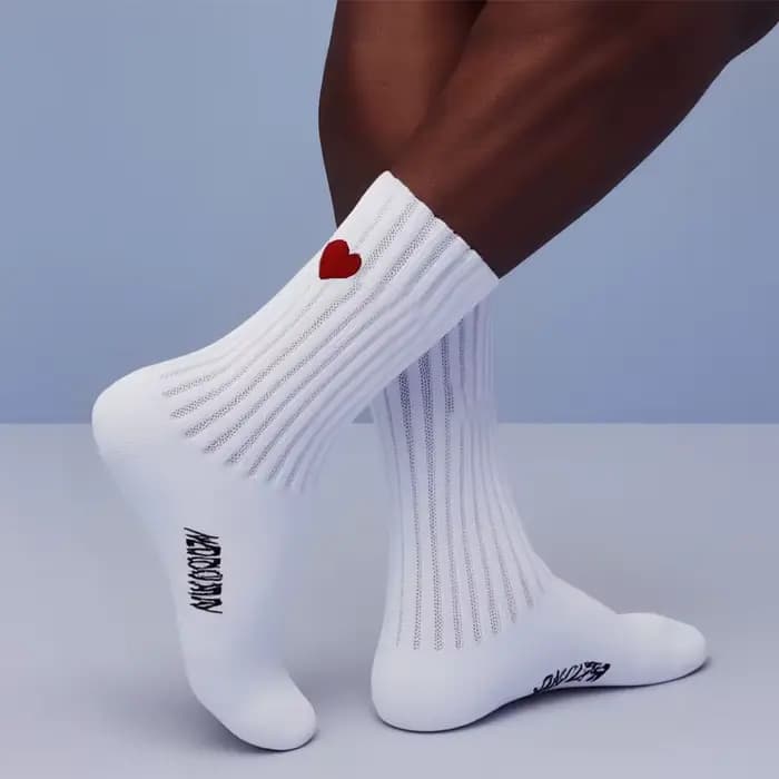 3 paires Veidoorn cadeau de Saint-Valentin parfait chaussettes de sport décontractées amusantes
