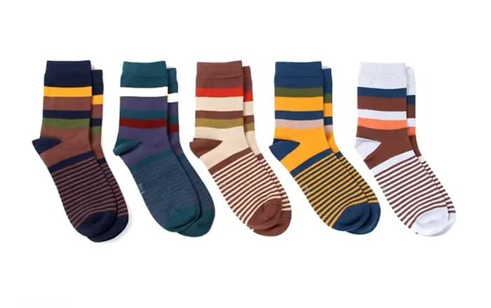 Chaussettes de Compression en Coton Peigné pour Homme