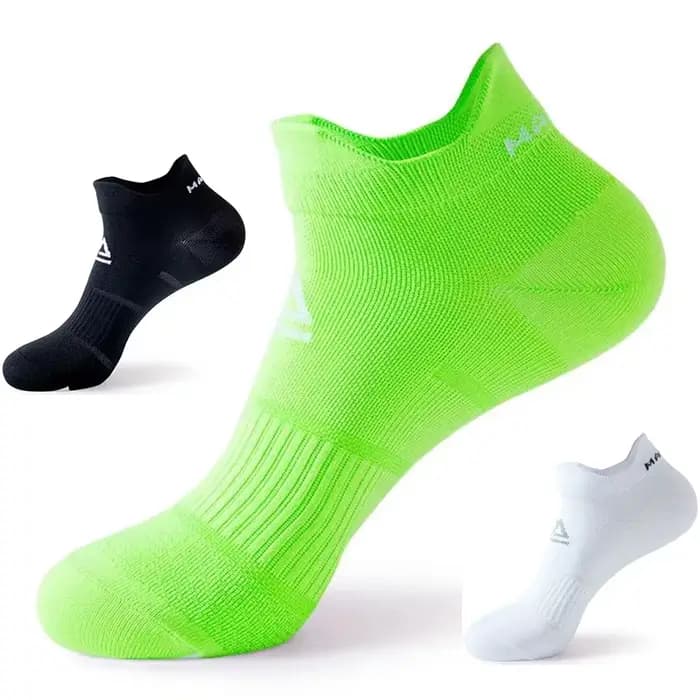1 paire de chaussettes de sport d'été respirantes, courtes, à compression, pour hommes et femmes, chaussettes de sport pour couples, anti-odeur, antidérapantes, fines, pour la course à pied