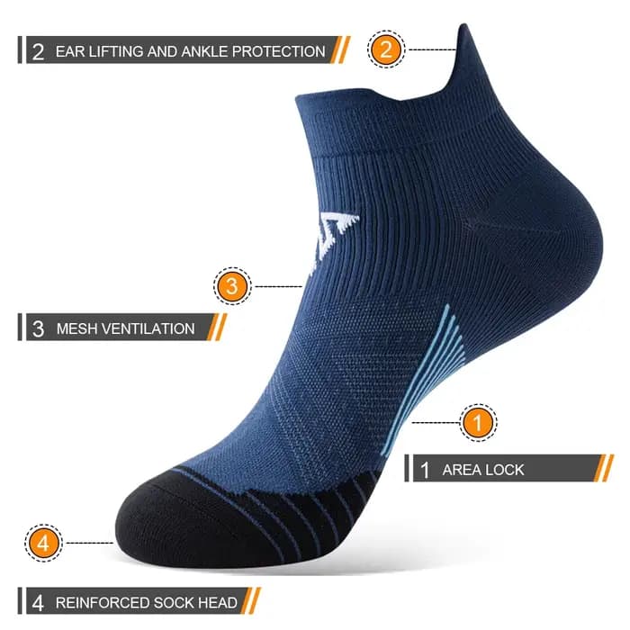 Chaussettes de sport respirantes pour hommes et femmes