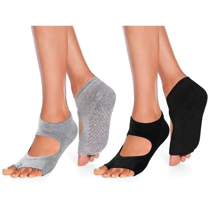Chaussettes de yoga antidérapantes pour femmes