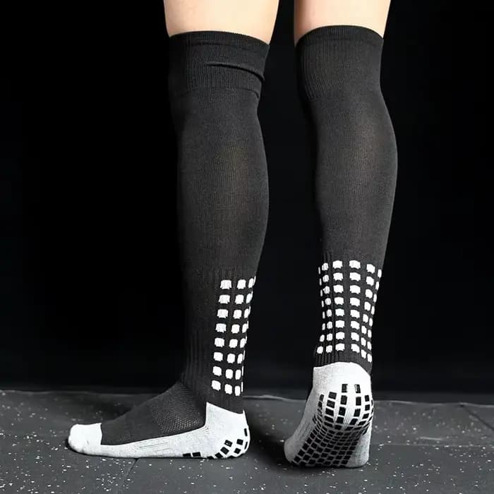 Nouvelles chaussettes de Football longues Silicone ventouse poignée anti-dérapant