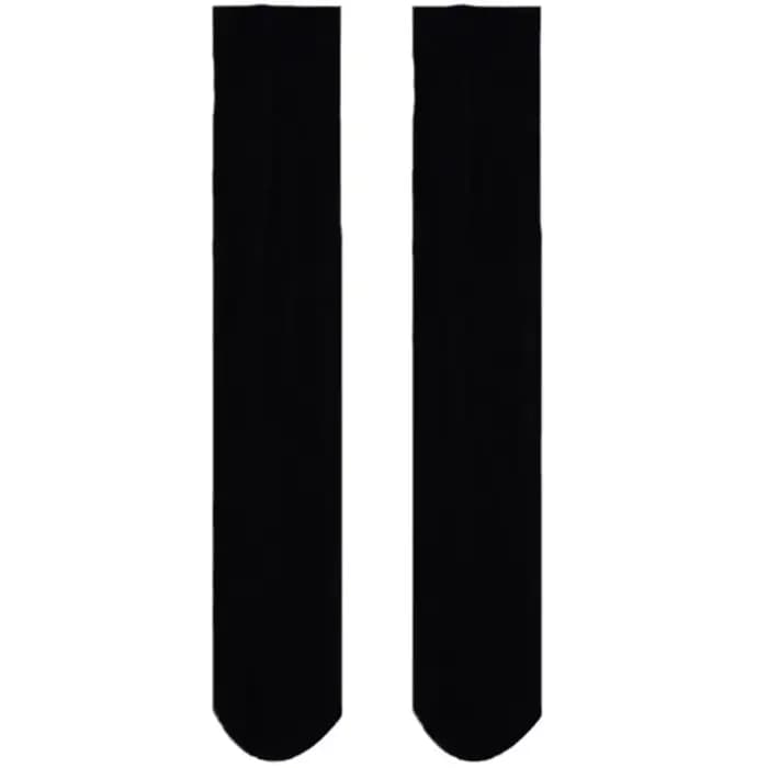 Chaussettes longues noires et blanches pour femmes