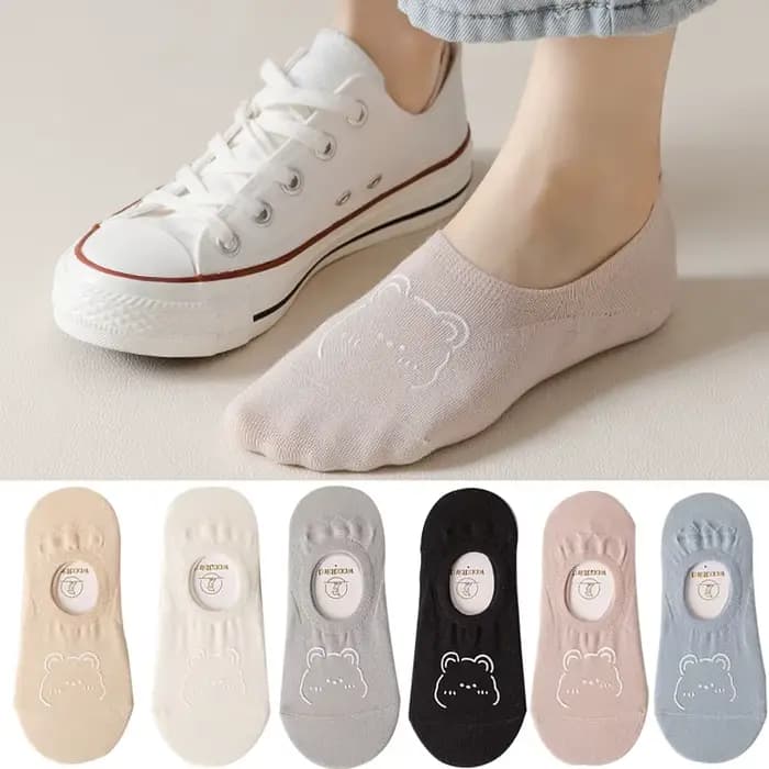 5 paires de nouvelles chaussettes d'été pour femmes Kawai