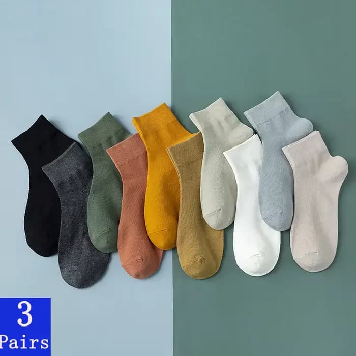 3 paires/lot chaussettes en coton pour hommes de haute qualité décontracté respirant mâle confortable affaires doux