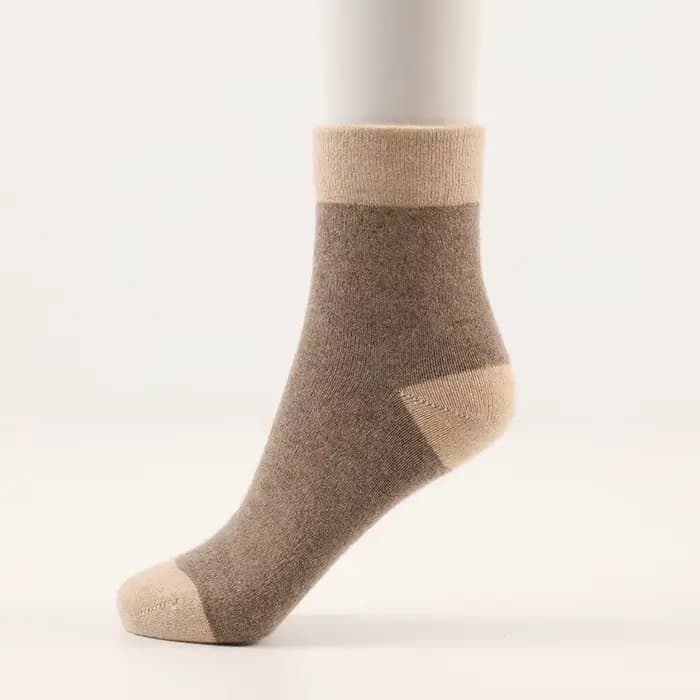 Chaussettes mi-mollet en cachemire pour hommes et femmes
