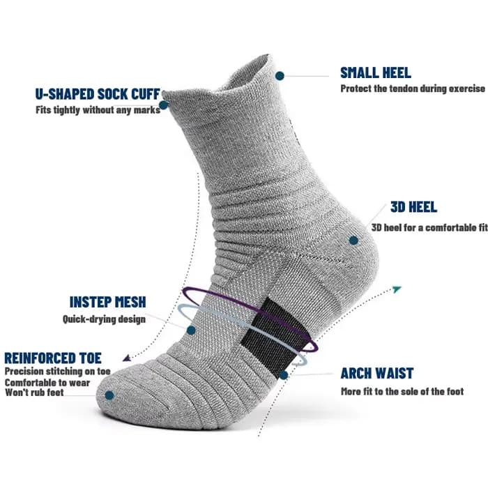 Chaussettes de Compression de course pour hommes et femmes