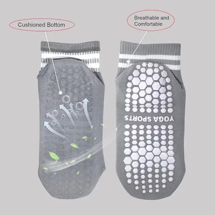 1 paire de chaussettes antidérapantes pour femmes