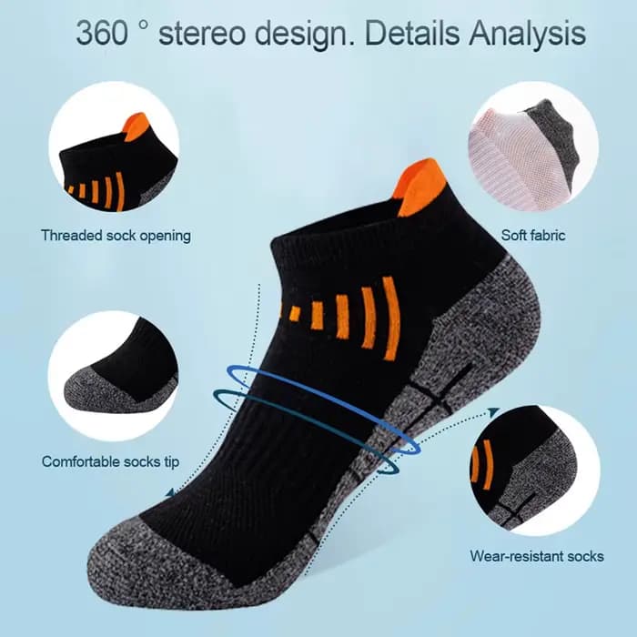 6 paires de chaussettes de compression de sport pour femmes
