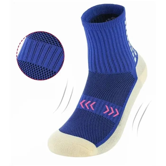 Chaussettes de Football antidérapantes pour hommes et femmes, chaussettes de Sport respirantes avec fond en Silicone, pour Sport de plein air, course à pied, cyclisme
