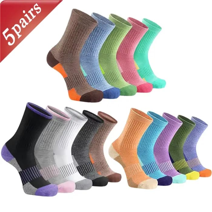 Cinq paires de chaussettes pour hommes quatre saisons
