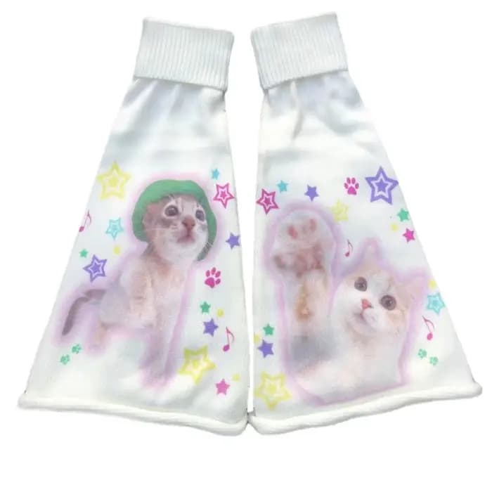 Jambières Kawaii Cat Cartoon Pys Socks