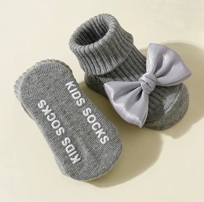 4 paires de chaussettes pour tout-petits avec nœuds