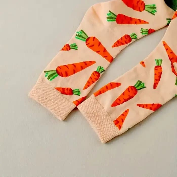 1/2 paires de chaussettes tricotées en coton à col rond