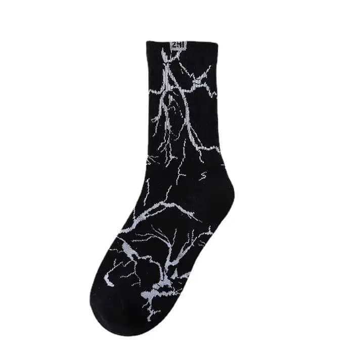 Chaussettes montantes en coton pour hommes et femmes, chaussettes Hip Hop Long Tube, Tide Mountain Street, Lotion Board, Sports d'automne et d'hiver