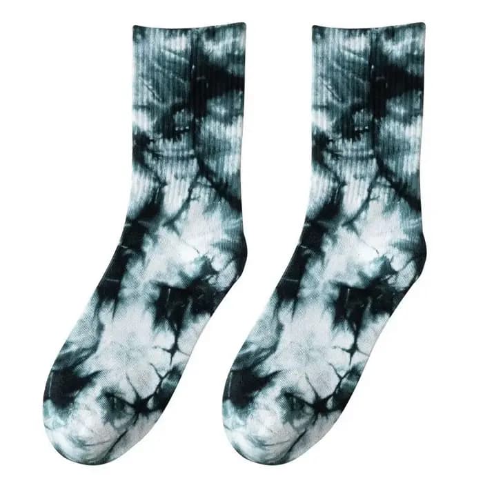 Chaussettes Tie-dye rue européenne et américaine Ins Hip-hop Tide marque Couple