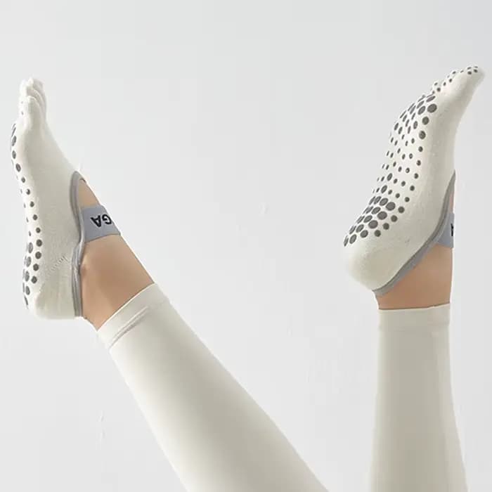 Chaussettes de Yoga, chaussettes antidérapantes