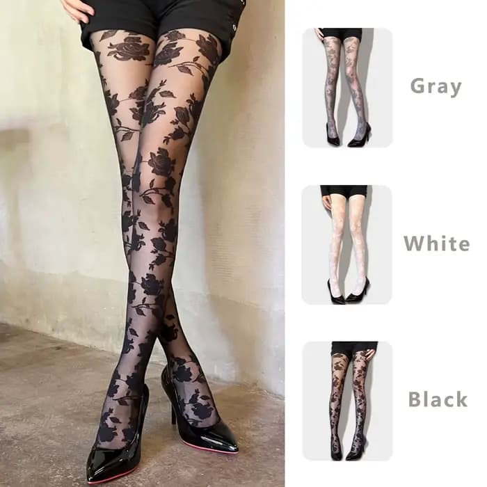 1 paire de collants anti-déchirure pour femmes très extensibles