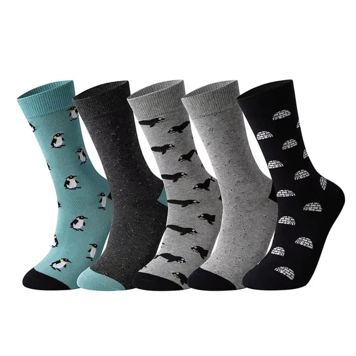 Chaussettes d'affaires en coton pour hommes