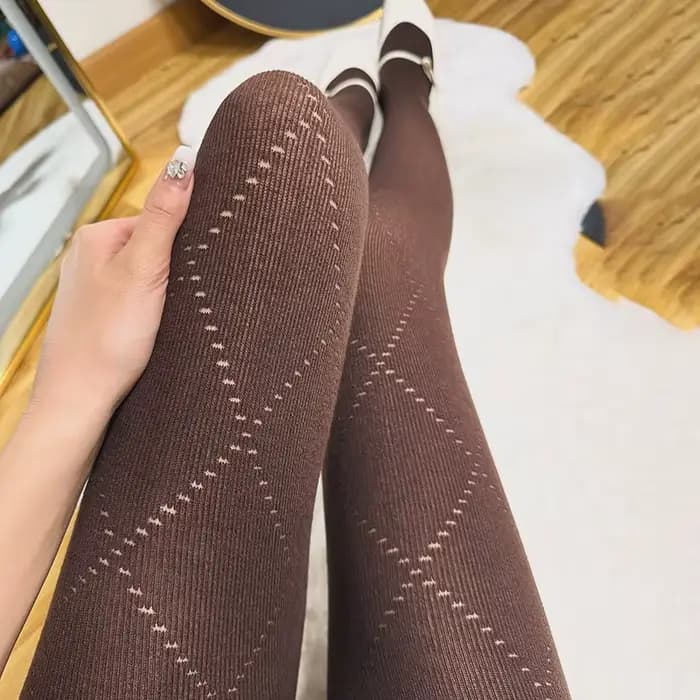 2025 automne hiver collants de base femmes 100D taille haute élastique mince Opaque bas