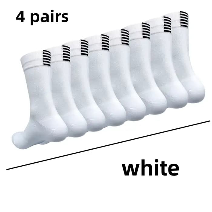 4 paires de chaussettes de cyclisme pour hommes et femmes