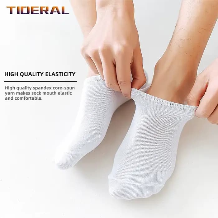 Chaussons invisibles en coton et silicone pour hommes, chaussons d'été, chaussettes de rinçage pour hommes, chaussette de bateau fine, respirante et décontractée, non ald, 5 paires