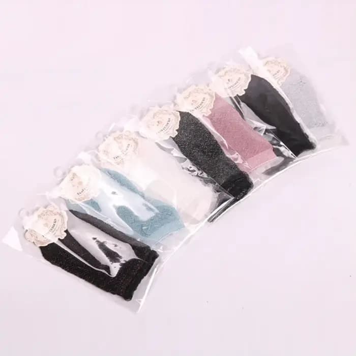 2020 mode femmes paillettes cheville chaussettes printemps été mince soyeux Transparent