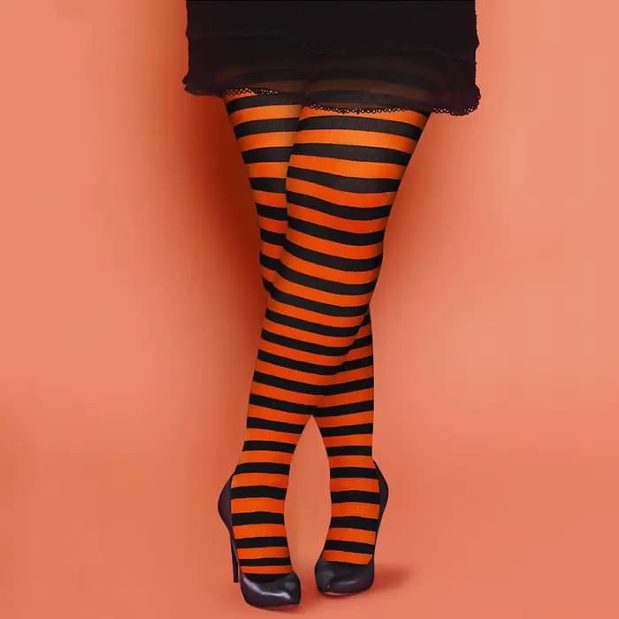 Chaussettes hautes d'halloween grande taille pour femmes