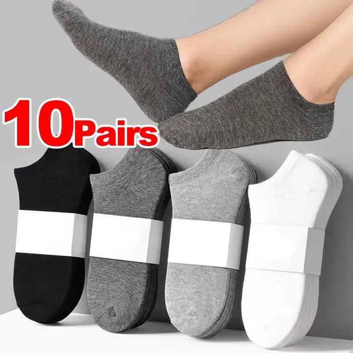 Chaussettes Courtes en Coton Respirant pour Homme et Femme