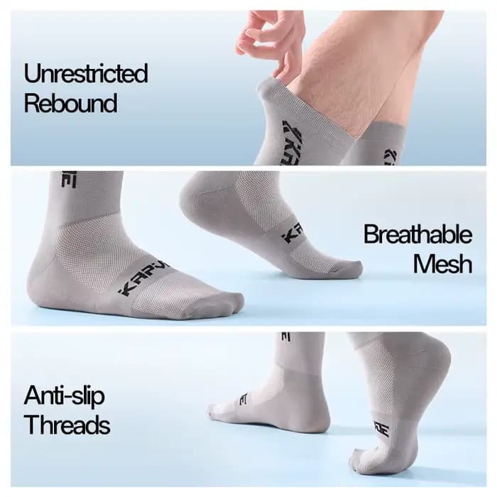 Chaussettes de cyclisme d'extérieur KAPVOE de haute qualité pour femmes et hommes