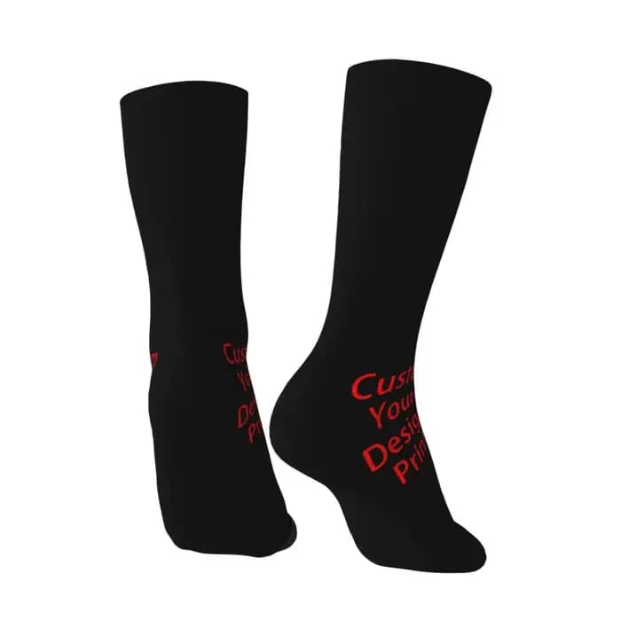 Personnalisez votre conception chaussettes pour femmes hommes Stretch été automne hiver
