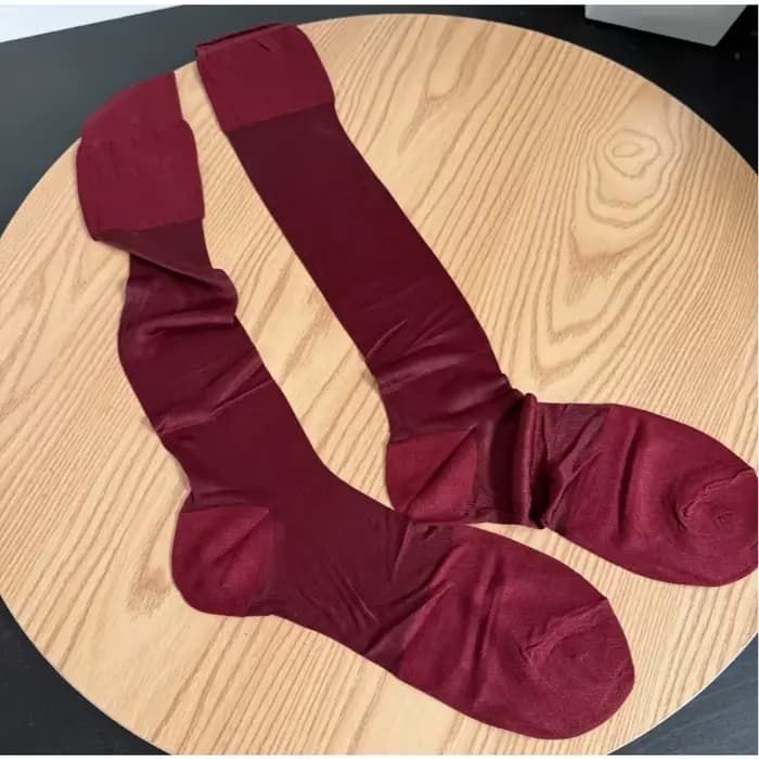 Chaussettes longues aux genoux pour hommes