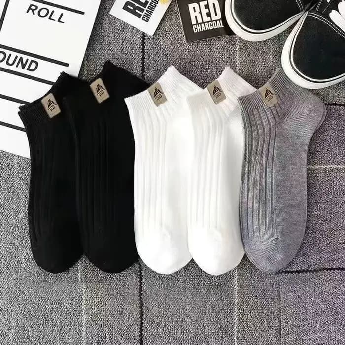 5 paires de chaussettes basses confortables et respirantes pour hommes