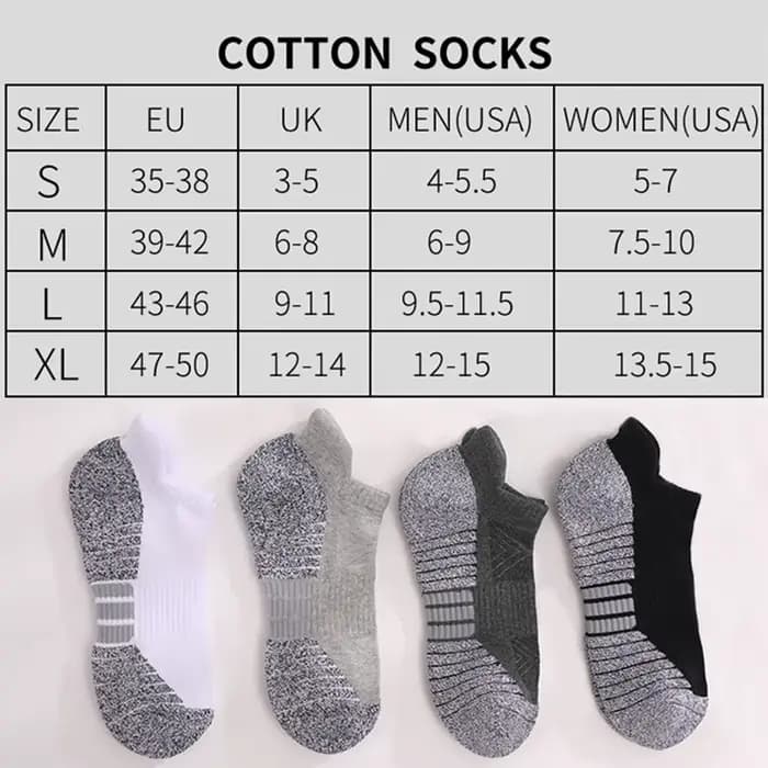 Chaussettes basses en coton pour hommes et femmes
