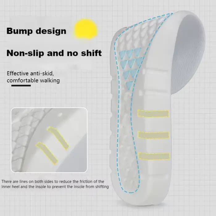 Semelles intérieures souples en mousse à mémoire de forme pour hommes et femmes