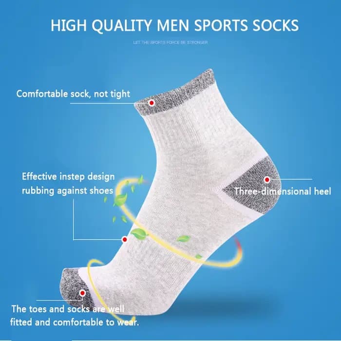 5 paires/lot de chaussettes pour hommes