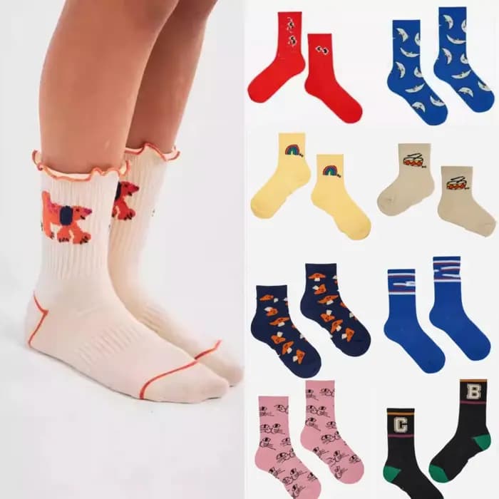 Chaussettes pour enfants Marque BC Nouvelle collection Printemps 2026 Vêtements pour tout-petits filles