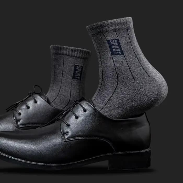 20 pièces = 10 paires de chaussettes pour hommes de haute qualité en coton respirant absorbant la sueur tube moyen chaussettes noires déodorant hommes d'affaires cadeau chaussette