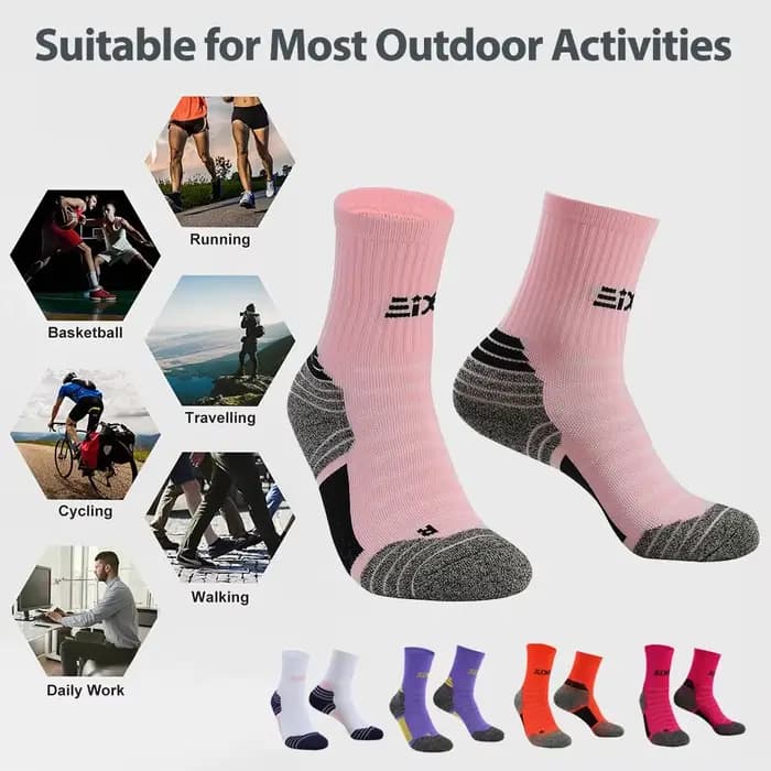 Chaussettes de sport basses en fibre de cuivre pour femmes