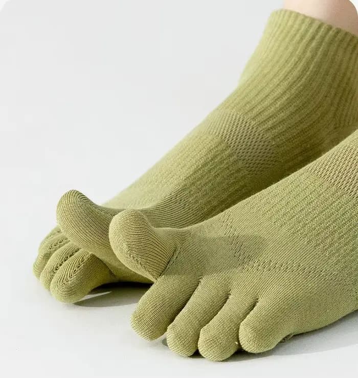 Chaussettes d'Été Fines à Cinq Doigts pour Femme