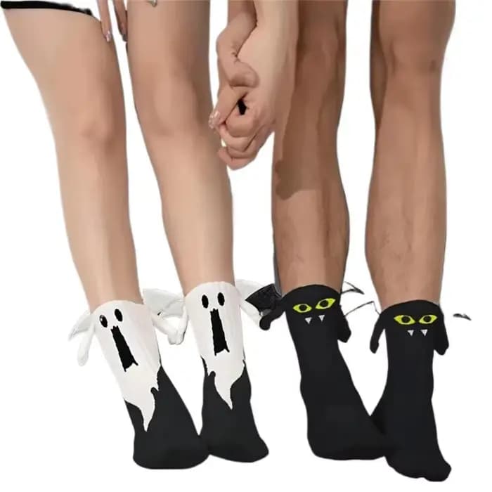 Paire de chaussettes d'Halloween effrayantes pour femmes